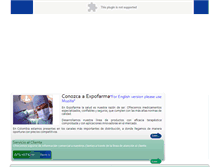Tablet Screenshot of expofarma.com.co